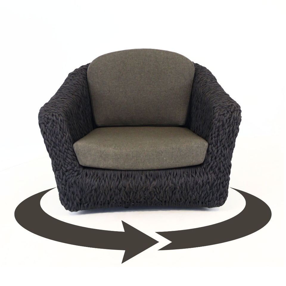  Sodaro Swivel lounge chair